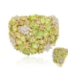 Burmesischer Peridot-Silberring