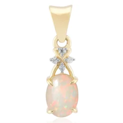 Coober Pedy-Opal-Goldanhänger