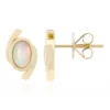 Coober Pedy-Opal-Goldohrringe
