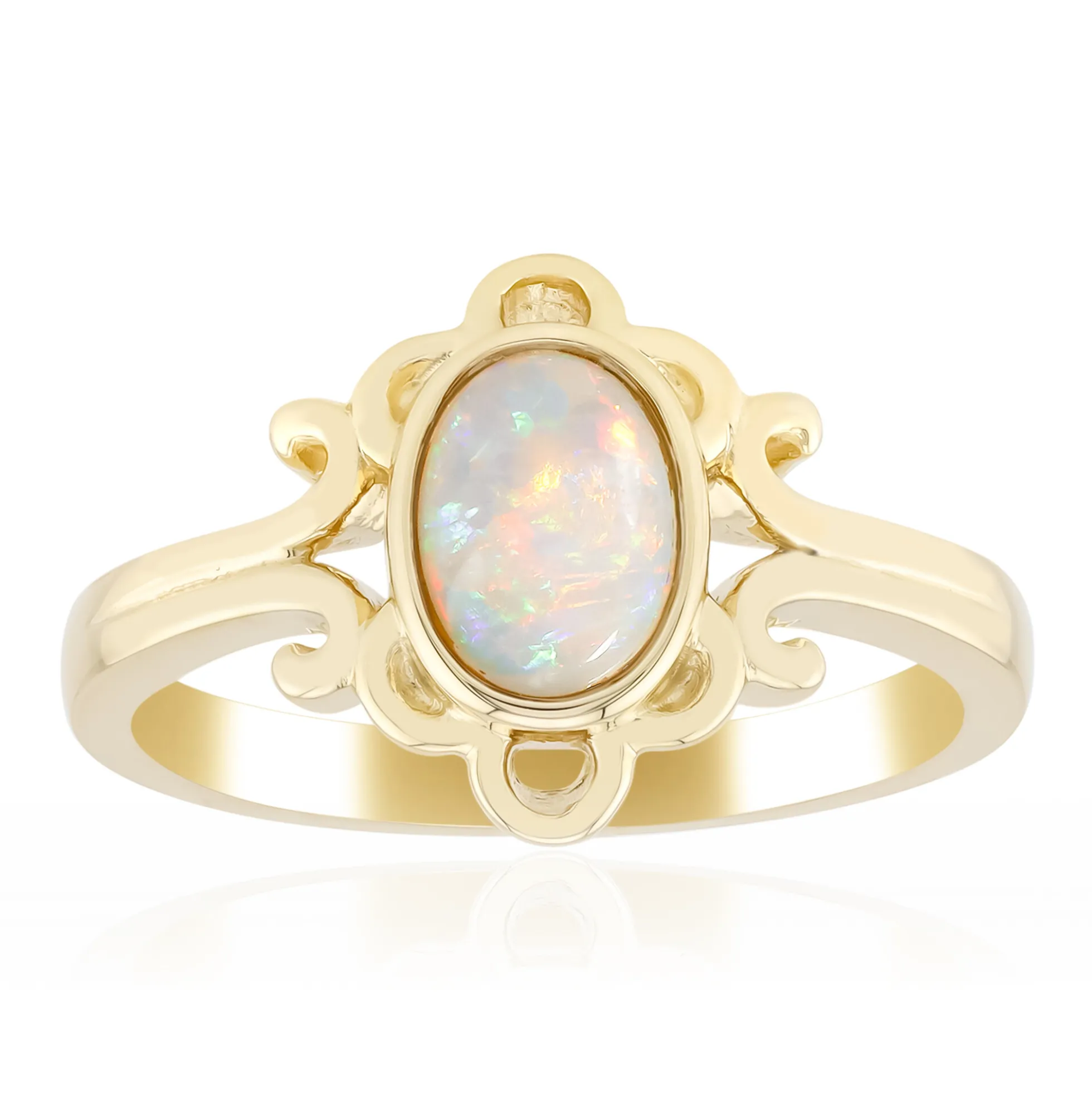 Coober Pedy-Opal-Goldring