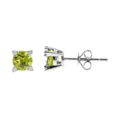 Dashihe-Peridot-Goldohrringe