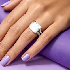 Dendriten-Achat-Silberring