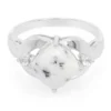 Dendriten-Achat-Silberring
