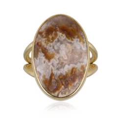 Drusen-Achat-Silberring