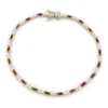 Edelstein-Silberarmband
