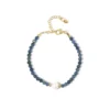Edelstein-Silberarmband