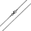 925er Silber-Ankerkette - 3,71 g - 90 cm - rutheniert