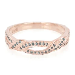 Fancy-Diamant-Silberring