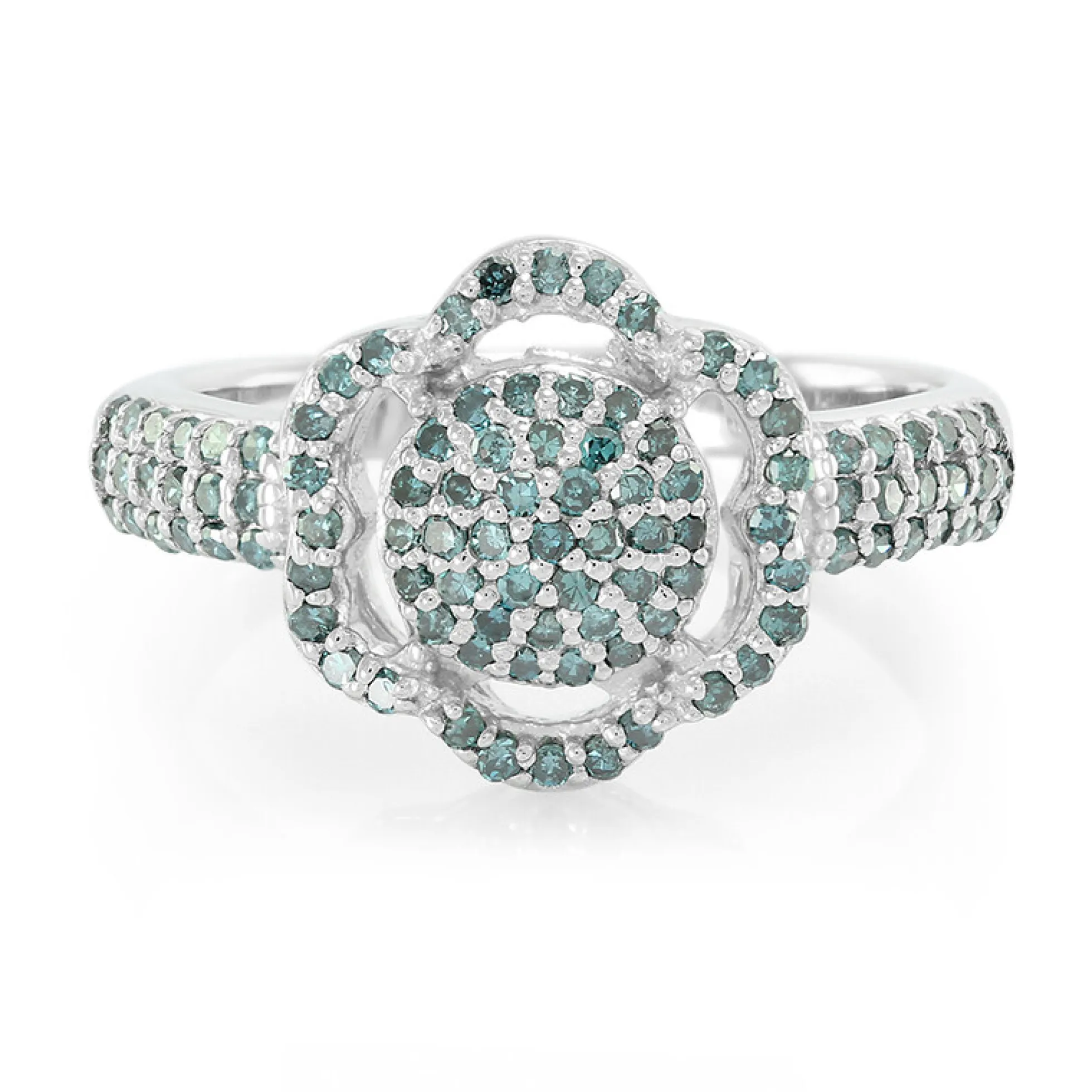 Fancy-Diamant-Silberring