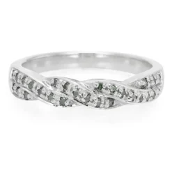 Fancy-Diamant-Silberring