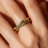 Fancy-Diamant-Silberring