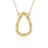 Gelber I2 Diamant-Silbercollier