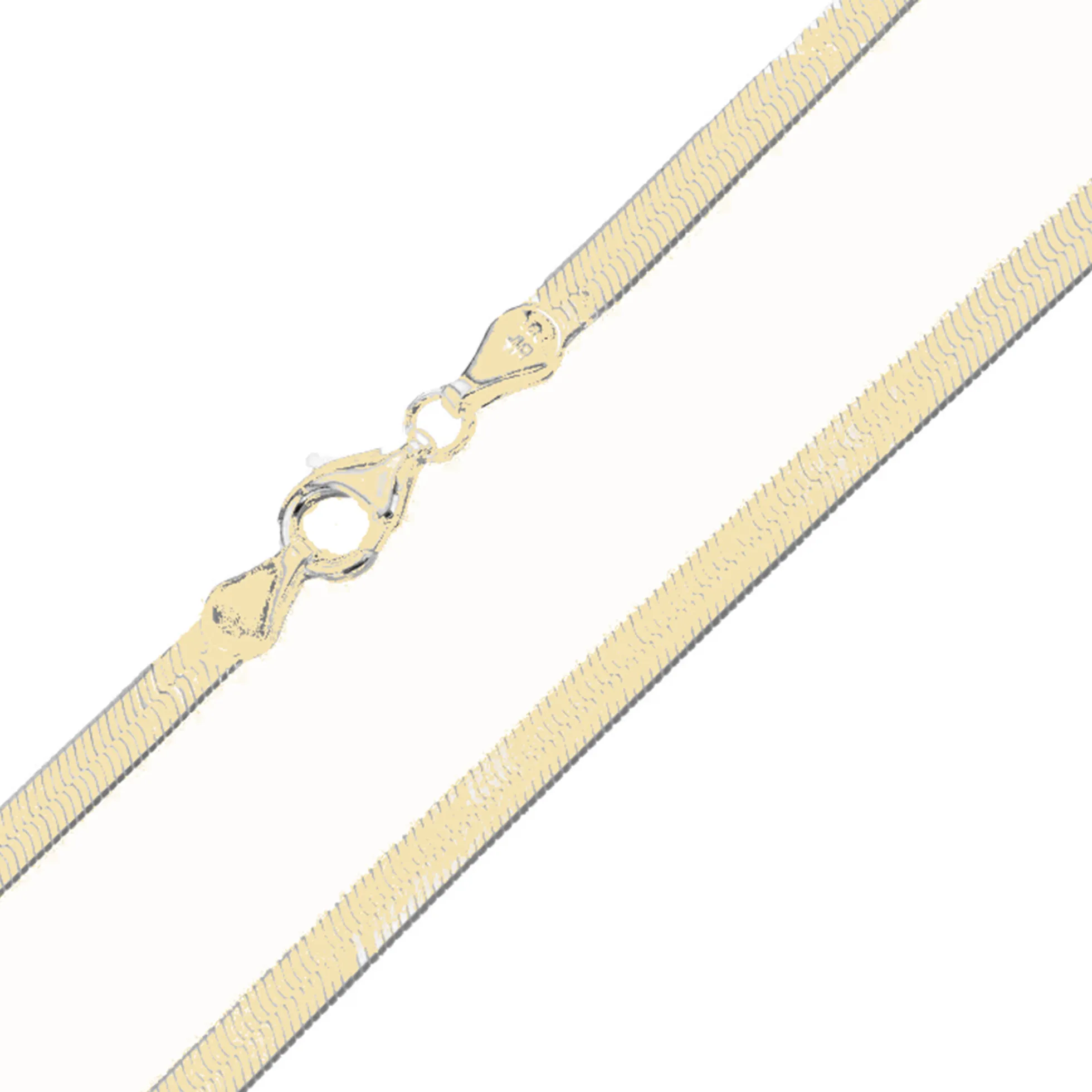 Gelbgold-Herringbonekette - 3,05 g - 45 cm