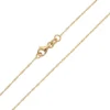 Gelbgold-Singapurkette - 0,88 g - 45 cm