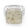 Glitzer-Achat-Silberring