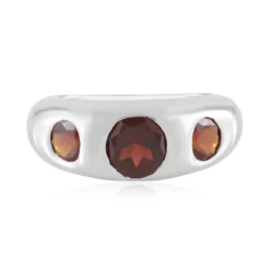 Granat-Silberring