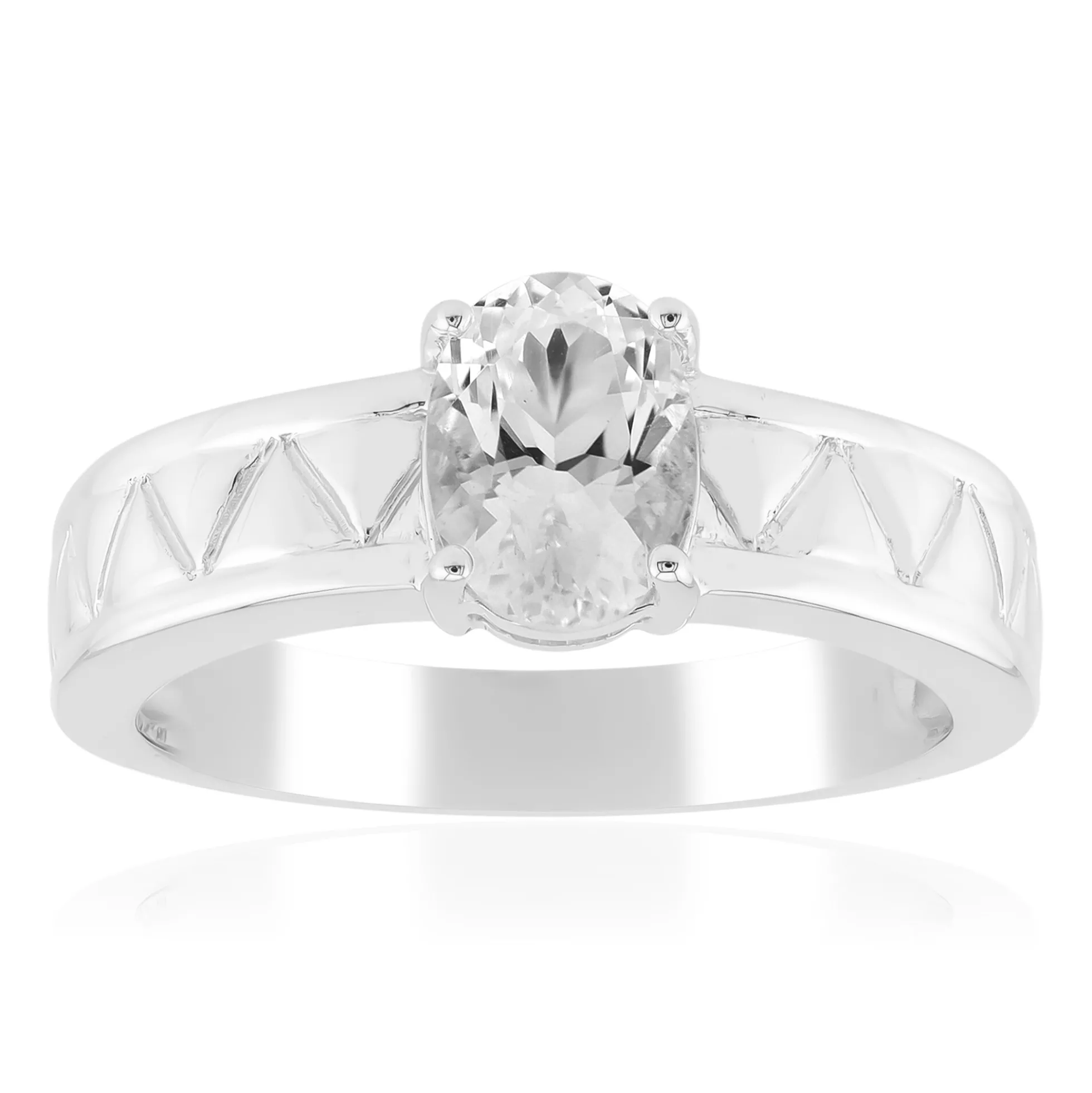Herkimer Quarz-Silberring