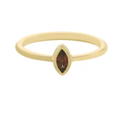 Himbeer-Zirkon-Silberring