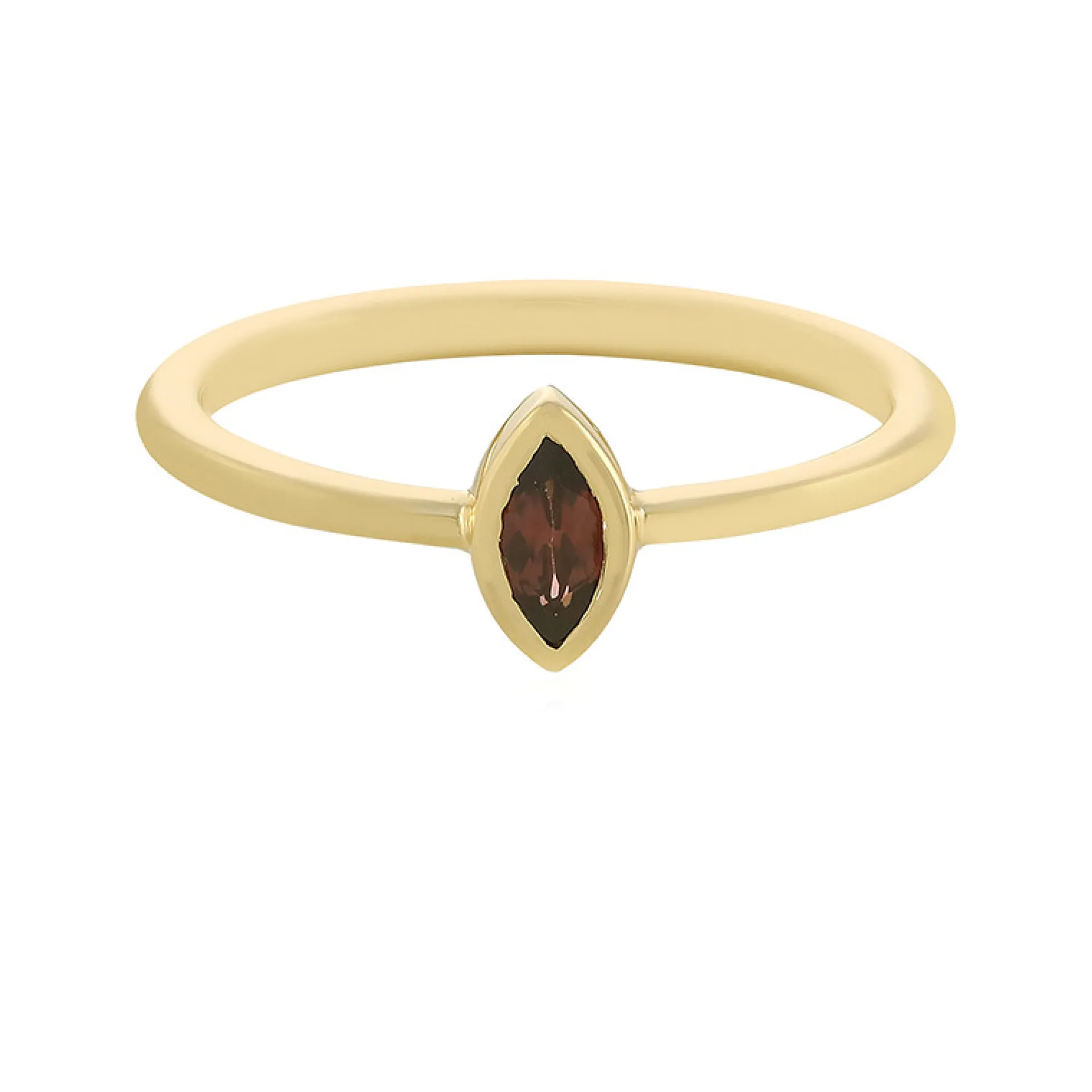 Himbeer-Zirkon-Silberring