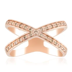 I1 Argyle-Rose de France-Brillant-Silberring
