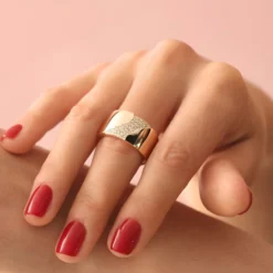 I1 Argyle-Rose de France-Brillant-Silberring