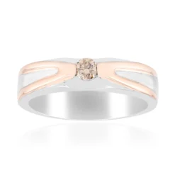 I1 Argyle-Rose de France-Brillant-Silberring