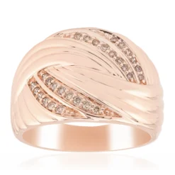 I1 Argyle-Rose de France-Brillant-Silberring