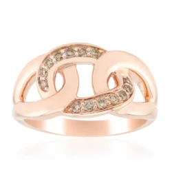 I1 Argyle-Rose de France-Brillant-Silberring