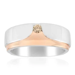 I1 Argyle-Rose de France-Brillant-Silberring