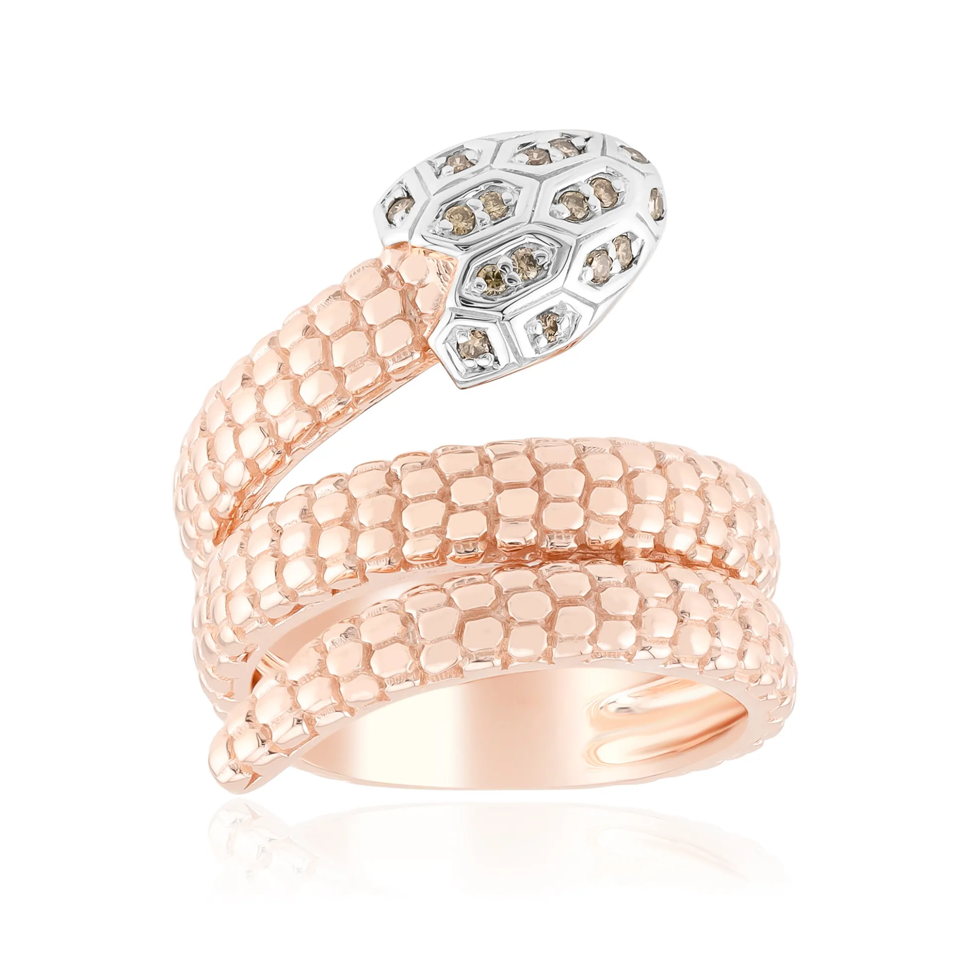 I1 Argyle-Rose de France-Brillant-Silberring