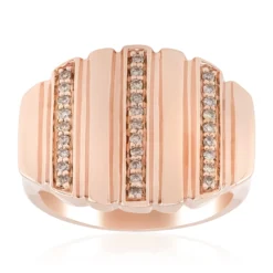 I1 Argyle-Rose de France-Brillant-Silberring