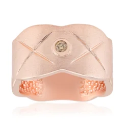 I1 Argyle-Rose de France-Brillant-Silberring
