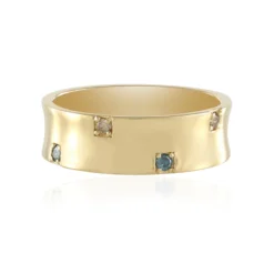 I2 Brillant-Silberring
