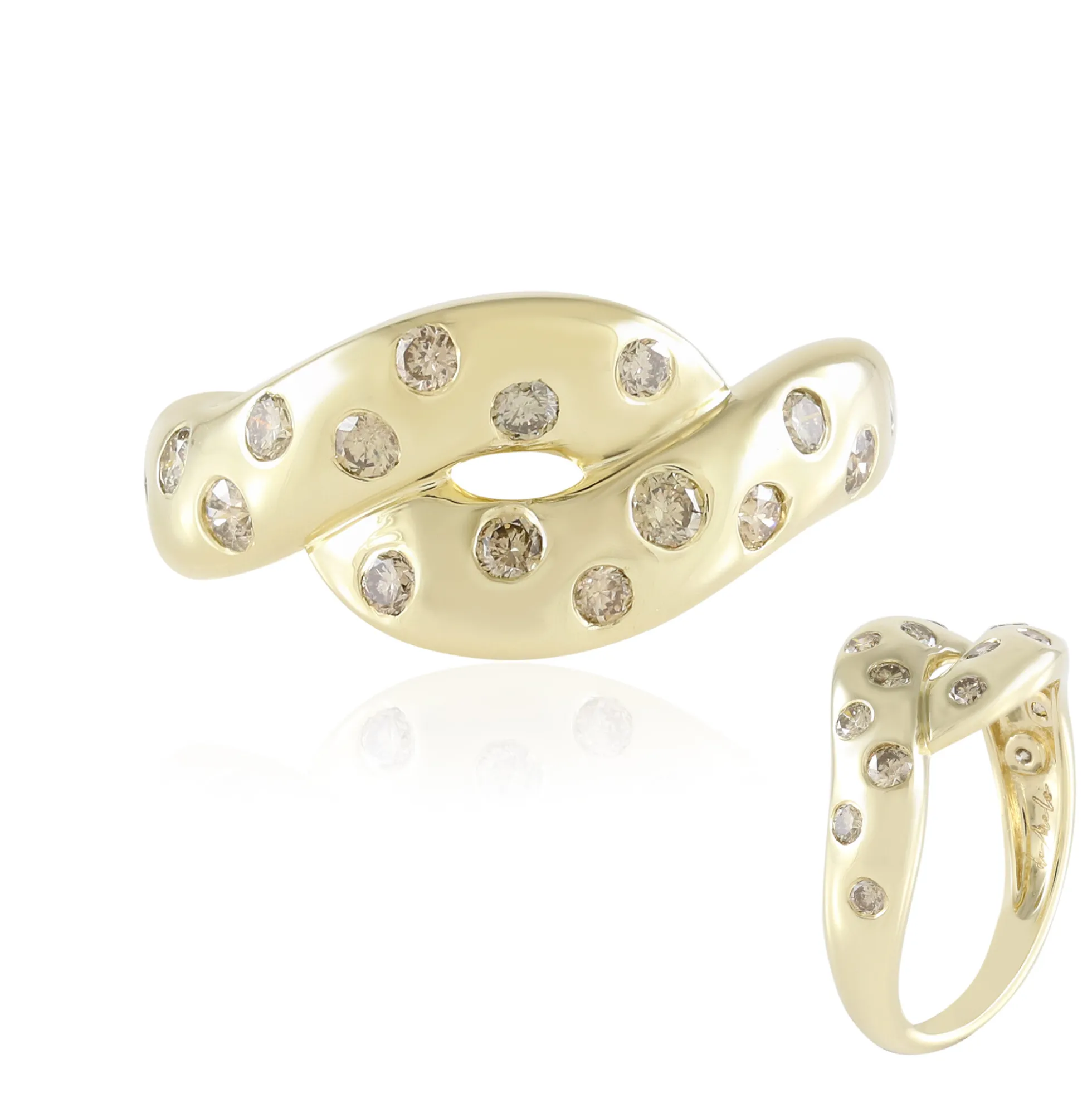 I2 Champagner-Brillant-Goldring