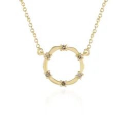 I2 Champagner-Brillant-Silbercollier