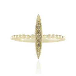 I2 Champagner-Diamant-Goldring