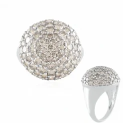 I2 Champagner-Diamant-Goldring