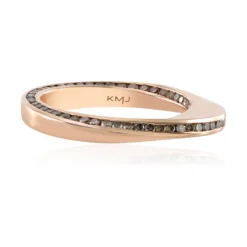I2 Champagner-Diamant-Goldring