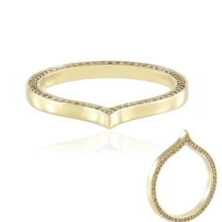 I2 Champagner-Diamant-Goldring