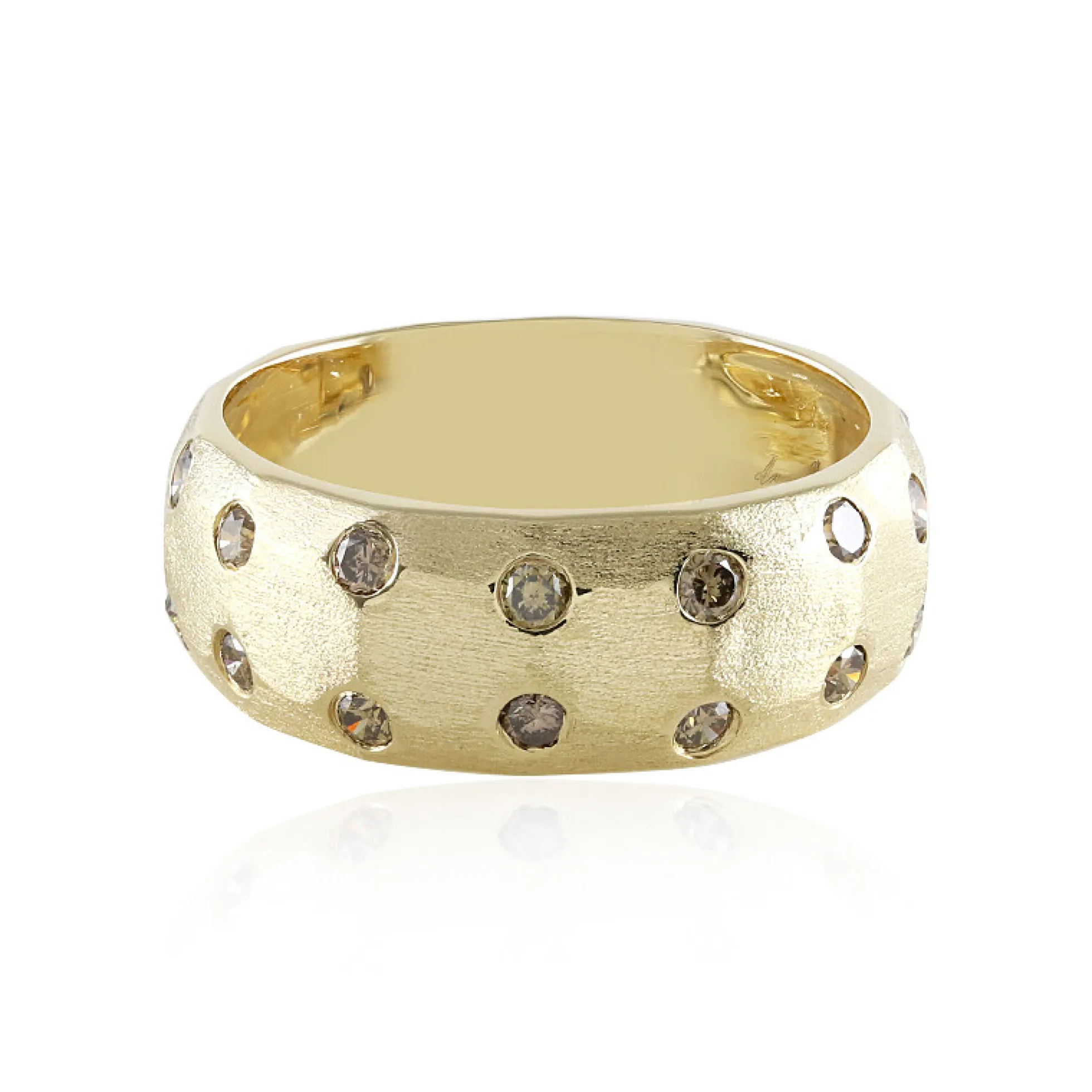 I3 Champagner-Diamant-Goldring