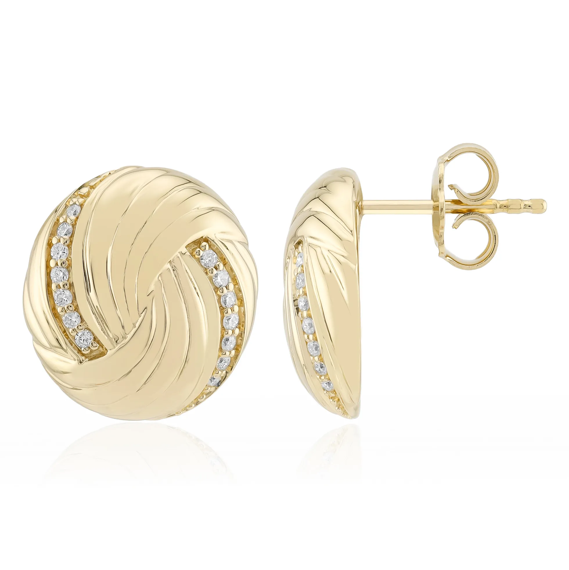I1 (G) Brillant-Silberohrringe