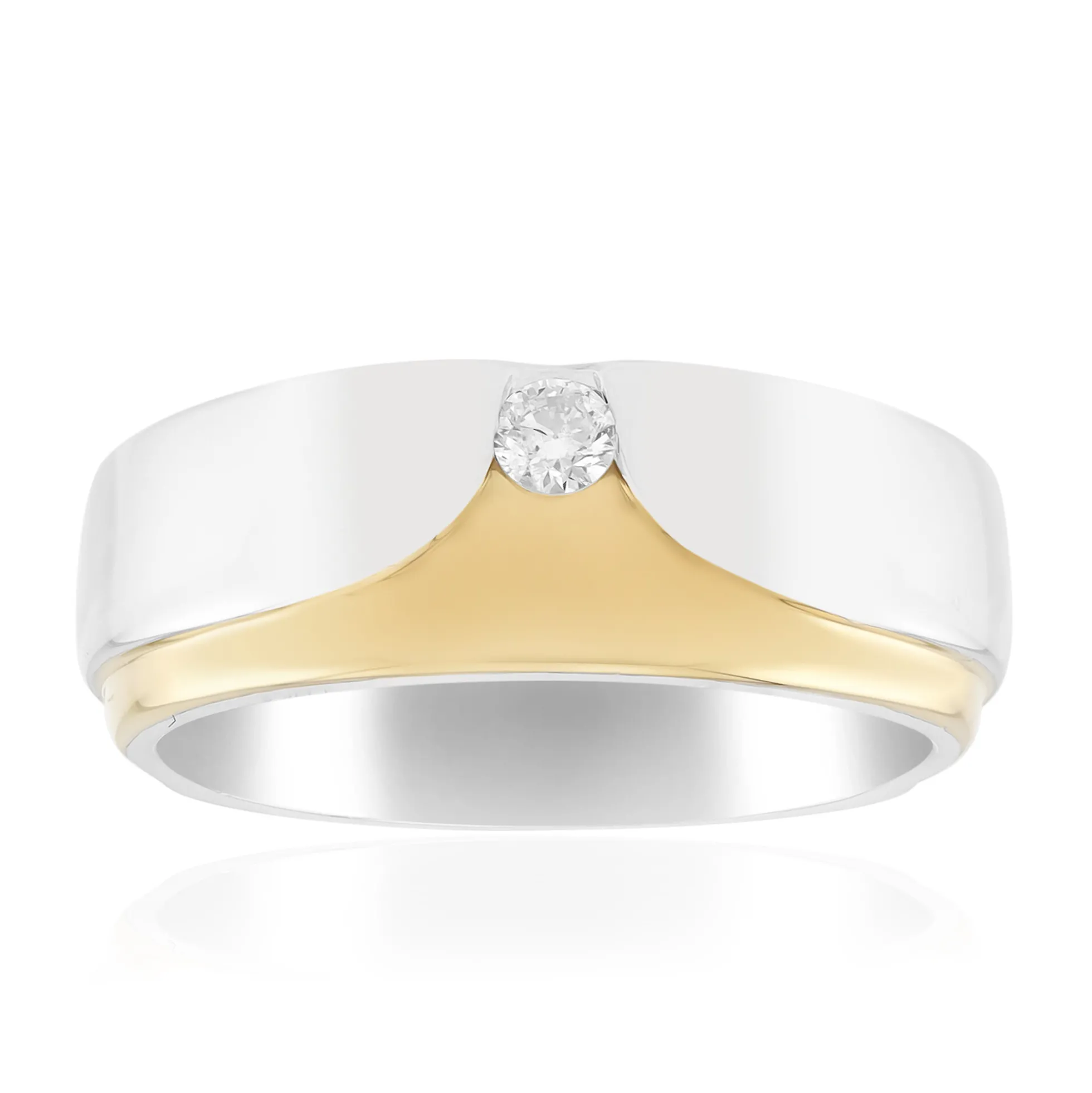 I1 (G) Brillant-Silberring