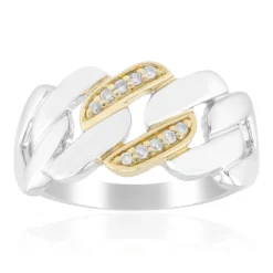 I1 (G) Brillant-Silberring
