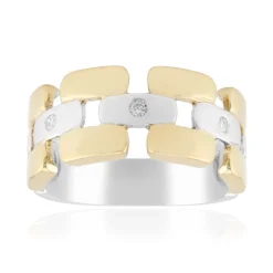 I1 (G) Brillant-Silberring