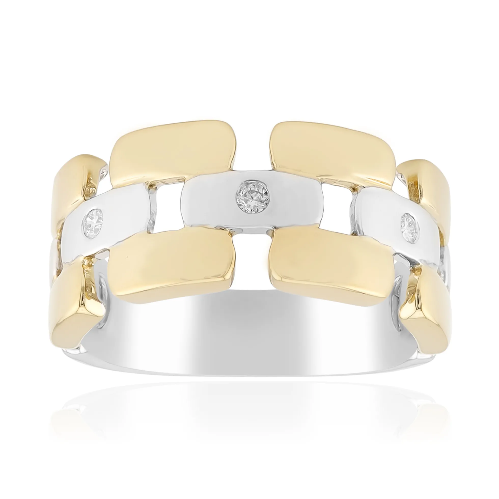 I1 (G) Brillant-Silberring