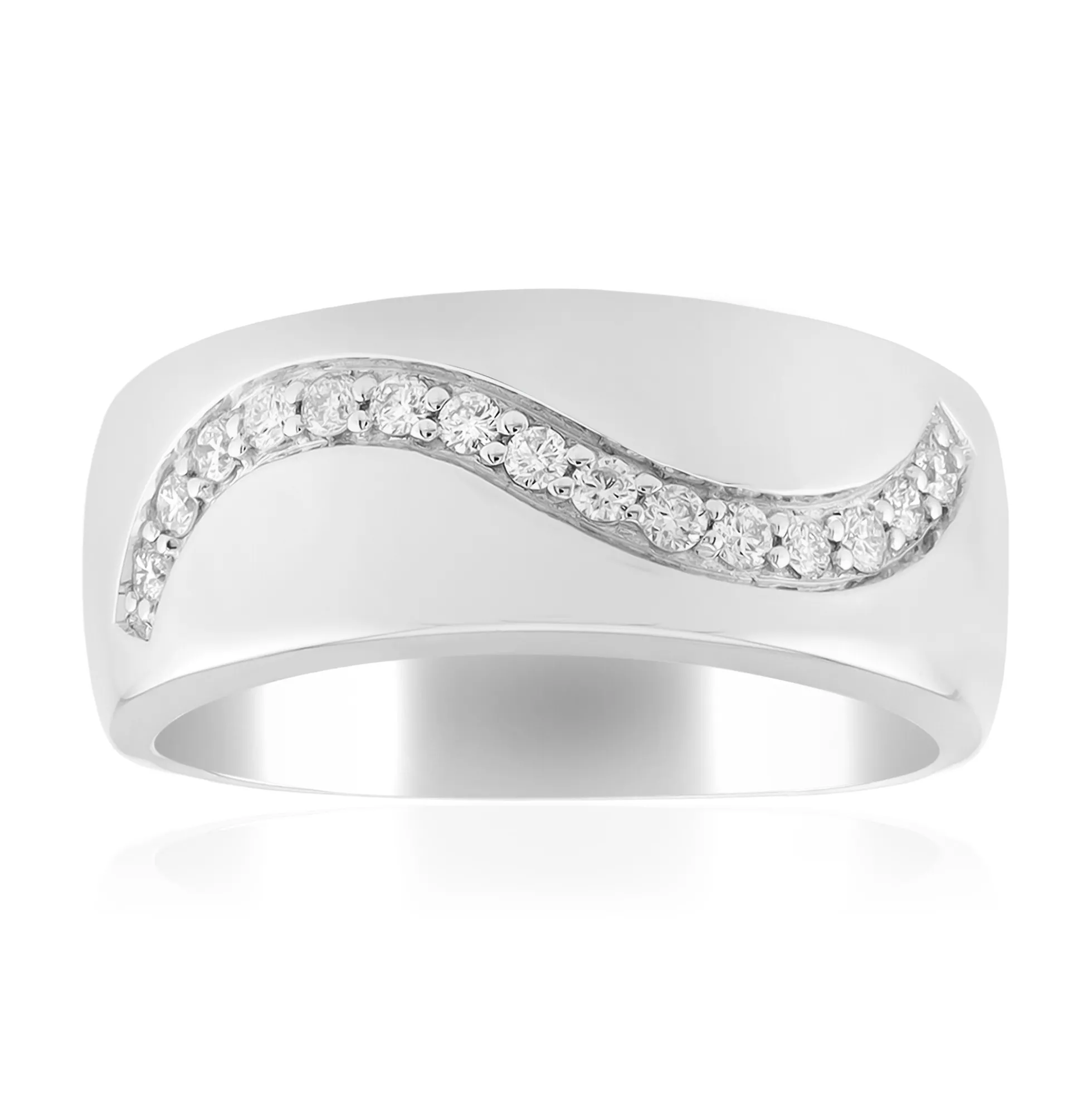 I1 (G) Brillant-Silberring