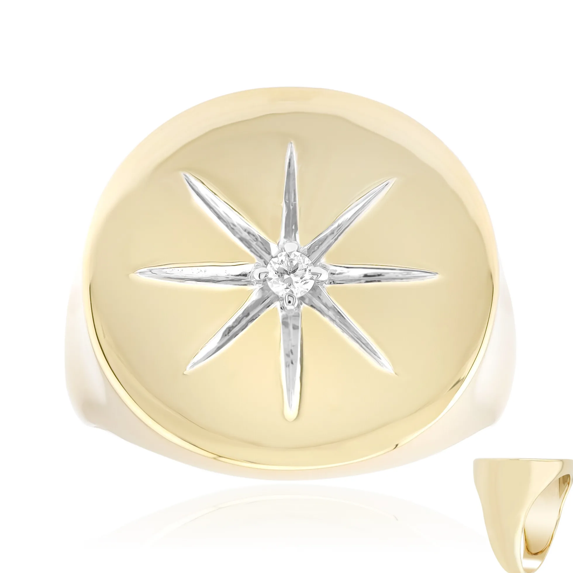 I1 (G) Brillant-Silberring
