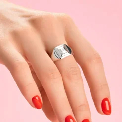 I1 (G) Brillant-Silberring
