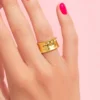 I1 (G) Brillant-Silberring