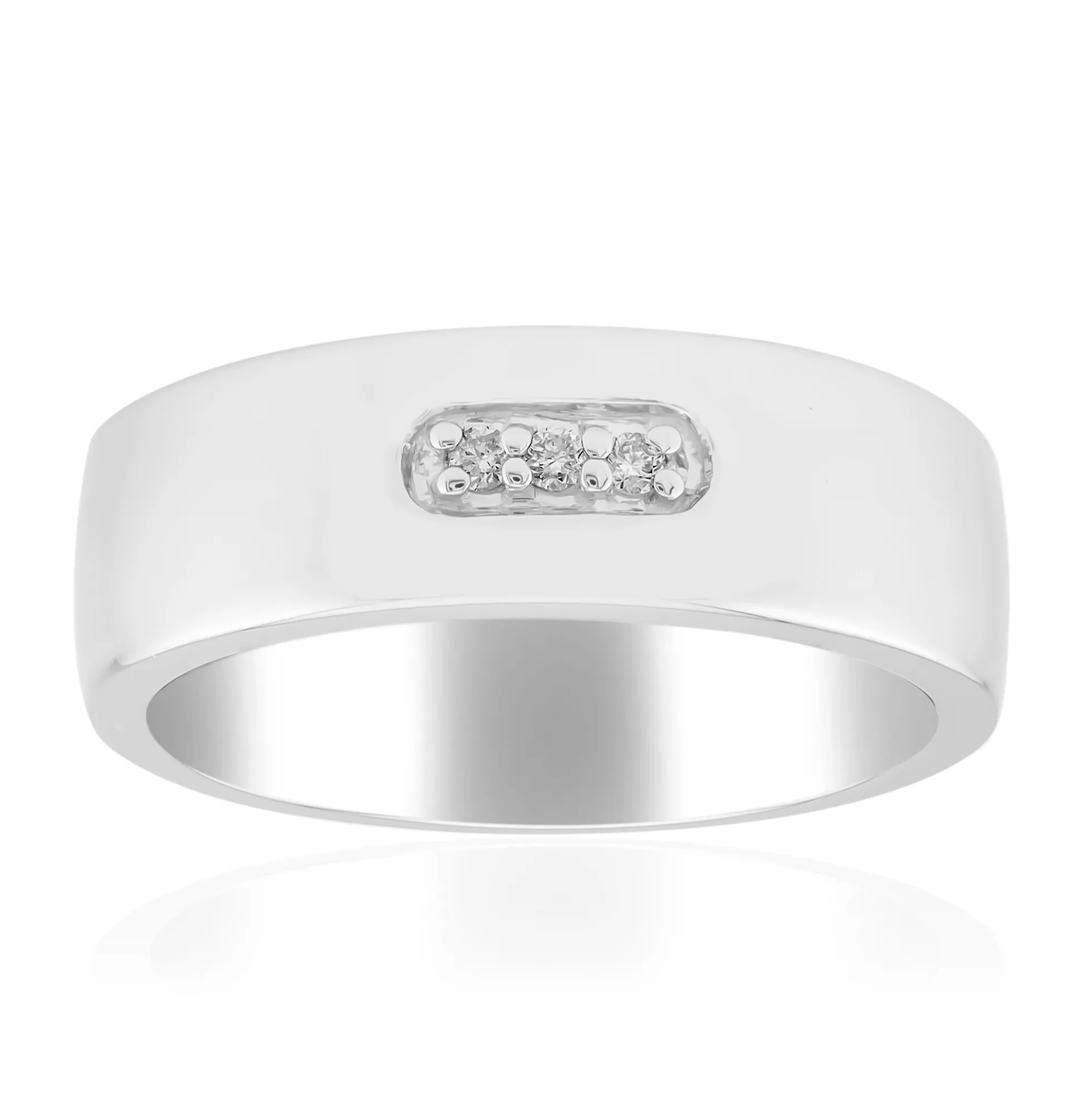 I1 (G) Brillant-Silberring